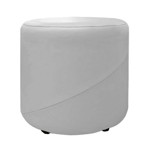 Пуфик (банкетка) \ Цилиндр, Белый