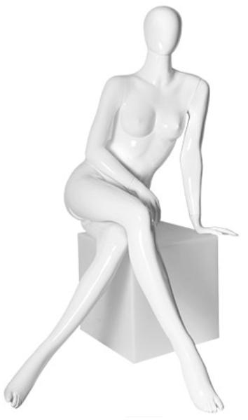 Женский абстрактный сидячий манекен \ G-15