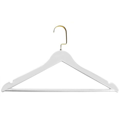 Пластиковые вешалки-плечики с перекладиной \ MILAN 44-K2GD