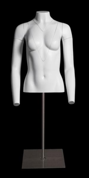 Женский торс-невидимка укороченный для фотосъемки \ Foto-F16