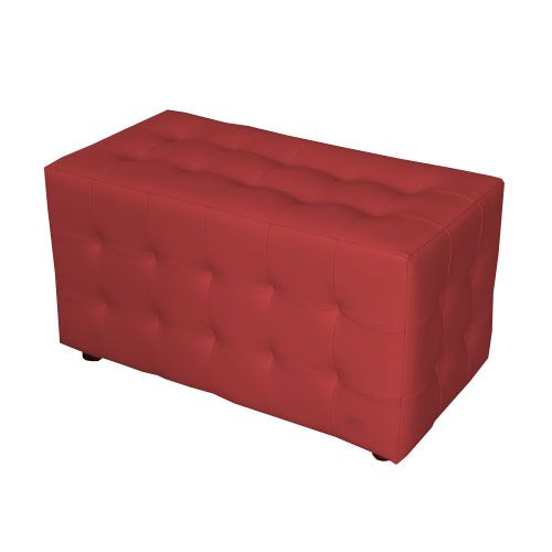 Пуфик (банкетка) \ Комфорт-плюс, Красный