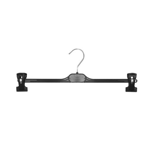 Пластиковые вешалки-плечики с прищепками (зажимами), Черный \ VU 41-3