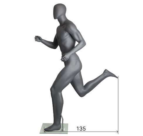 Мужской спортивный манекен (бегущий) \ Sport-N-04