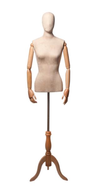 Женский абстрактный манекен \ Originals-02, Слоновая кость