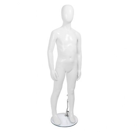 Детский абстрактный манекен \ Frj-11, Белый глянцевый