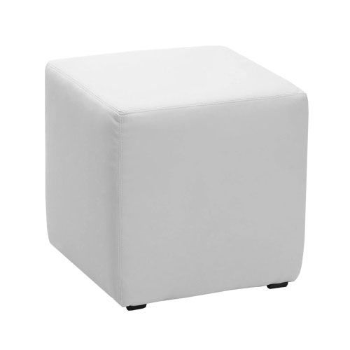 Пуфик (банкетка) \ Куб, Белый