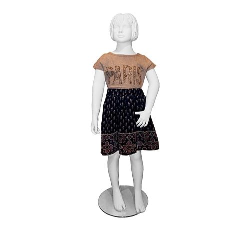 Детский скульптурный манекен девочка \ Classic-Kids-02