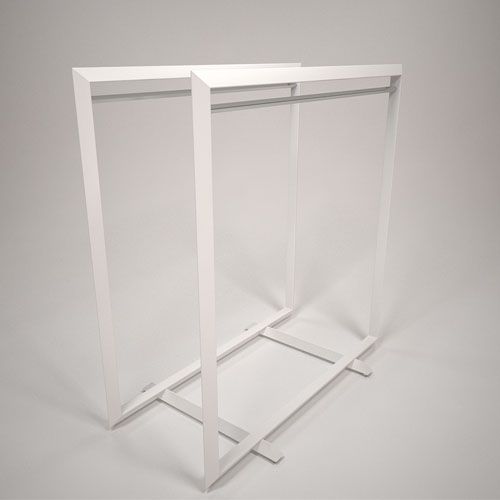 Вешало двухрядное 1500х850х1595h \ TRL.004