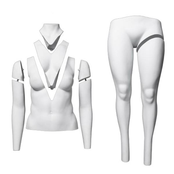 Женский манекен-невидимка большого размера для фотосъемки \ Foto-F14