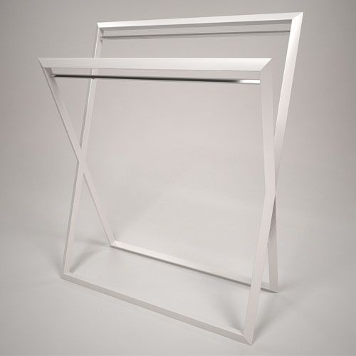 Вешало Х двухрядное двухуровневое 1500х622х1595/1845h \ TRL.007