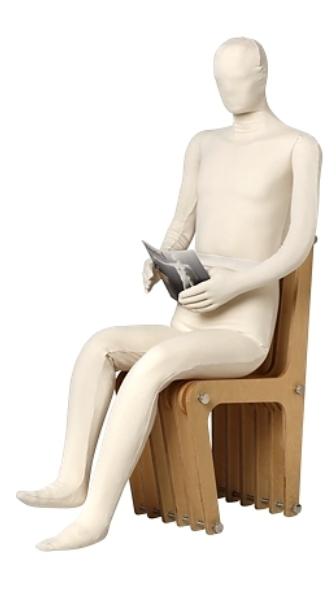 Манекен гибкий мужской \ Mus-M