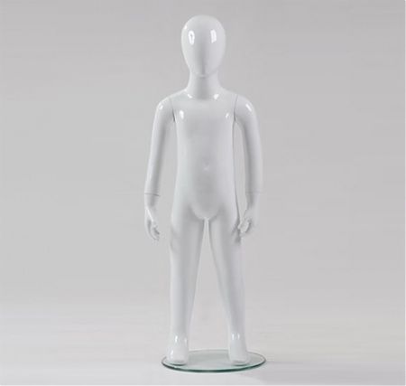 Детский абстрактный манекен \ Gj-03, Белый глянцевый