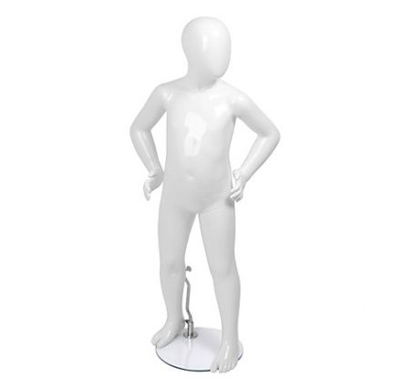 Детский абстрактный манекен \ Frj-04, Белый глянцевый