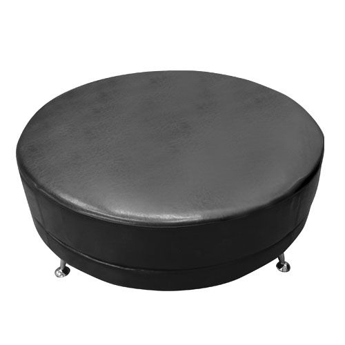 Пуфик (банкетка) \ Круг, Черный