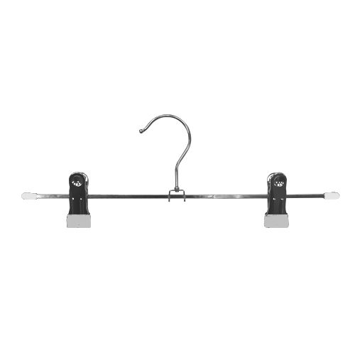 Металлические вешалки-плечики с прищепками (зажимами), Белый \ WS 037-30