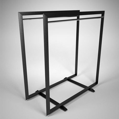 Вешало двухрядное 1500х850х1595h \ TRL.004