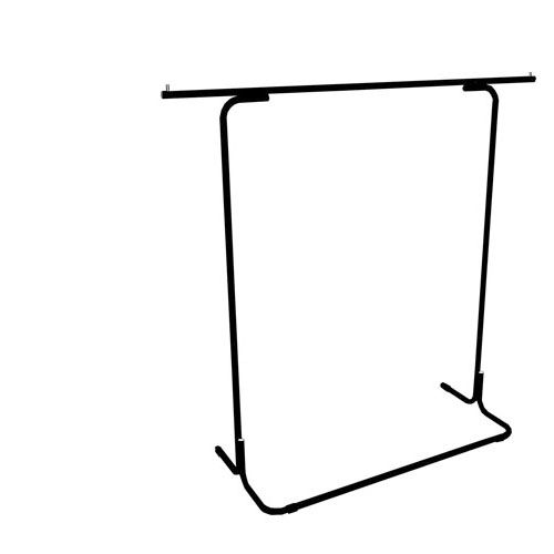 Стойка напольная для одежды \ JVS-02, Черный шагрень