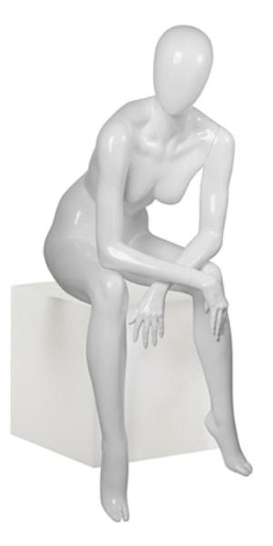 Женский абстрактный сидячий манекен \ G-09