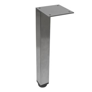 Опора декоративная со смещенным фланцем (регулируемая) \ Ng 25x25x200