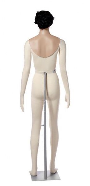 Женский гнущийся манекен с реалистичной головой \ Mus-F-head