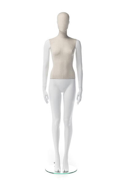 Женский абстрактный манекен с обтяжкой тканью \ CLTD-ABF-1YA