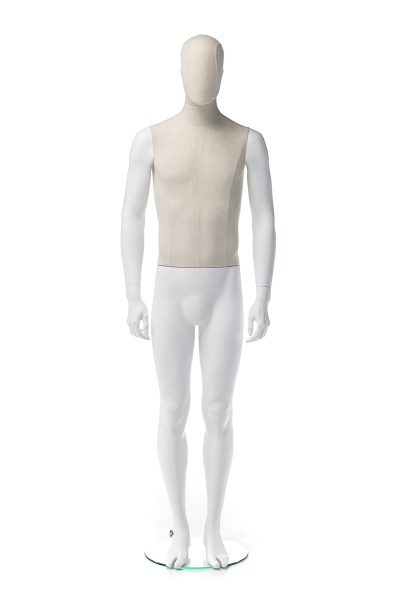 Мужской абстрактный манекен с обтяжкой тканью \ CLTU-ABM-1YA