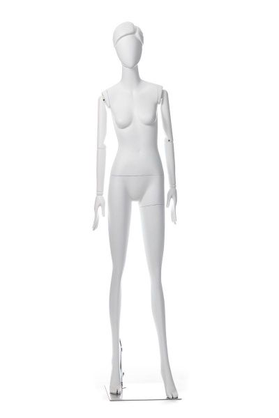 Женский манекен с шарнирными деревянными руками \ Sara-04