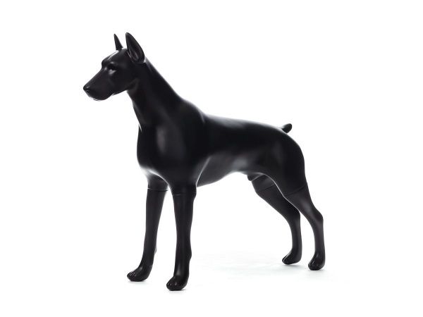 Манекен добермана \ Dober-A,  Черный матовый