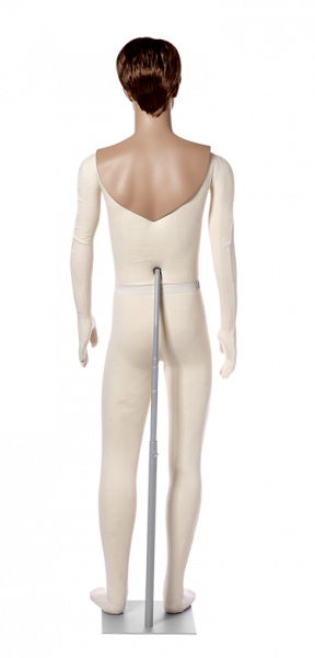 Мужской гнущийся манекен с реалистичной головой \ Mus-M-head