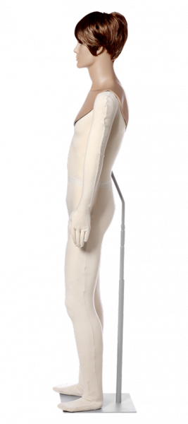 Мужской гнущийся манекен с реалистичной головой \ Mus-M-head