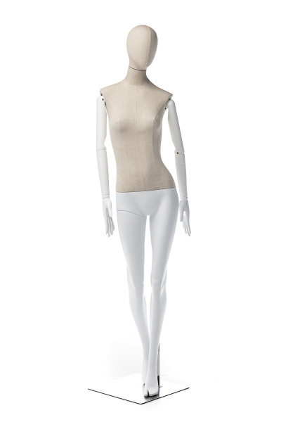 Женский манекен с шарнирными деревянными руками \ Emmy-04