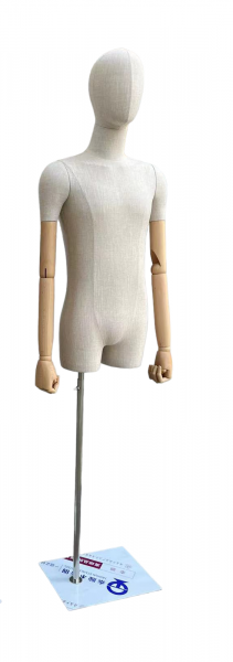 картинка Мужской абстрактный манекен с шарнирными деревянными руками/ 80F-21M от магазина Русманекен