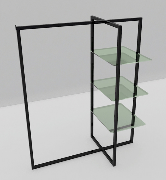 Вешало напольное с полками PRIMO RUS \ PR-RUS 108GLM